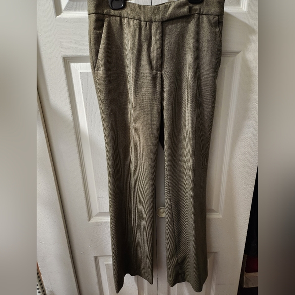 Zara Retro flared dark green dress pants - Picture 5 of 5